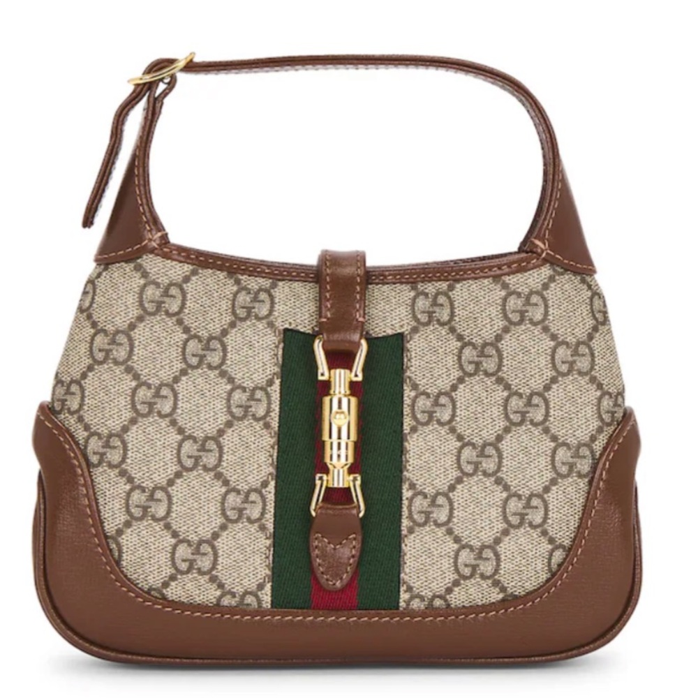 Authentic Gucci Mini Jackie 1961 Hobo Bag in Beige Excellent Condition - Picture 5 of 16